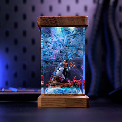 Superhero Aquaman of The Sea Resin Lamp