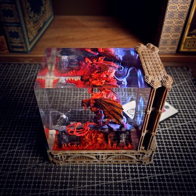 Balrog Galdaf LOTR Resin Lamp