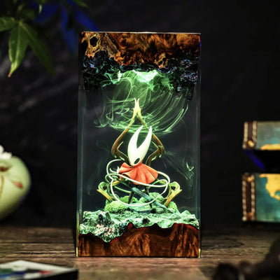 Silksong Hornet Hollow Knight Resin Lamp