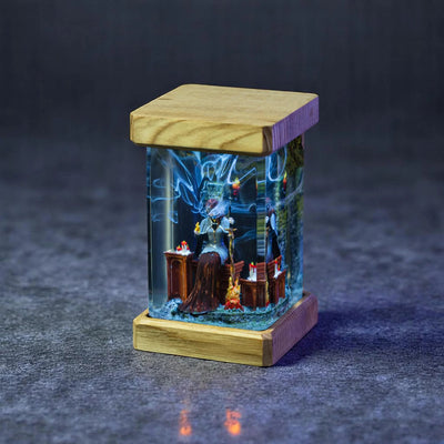 Fire Keeper Dark Souls Resin Lamp