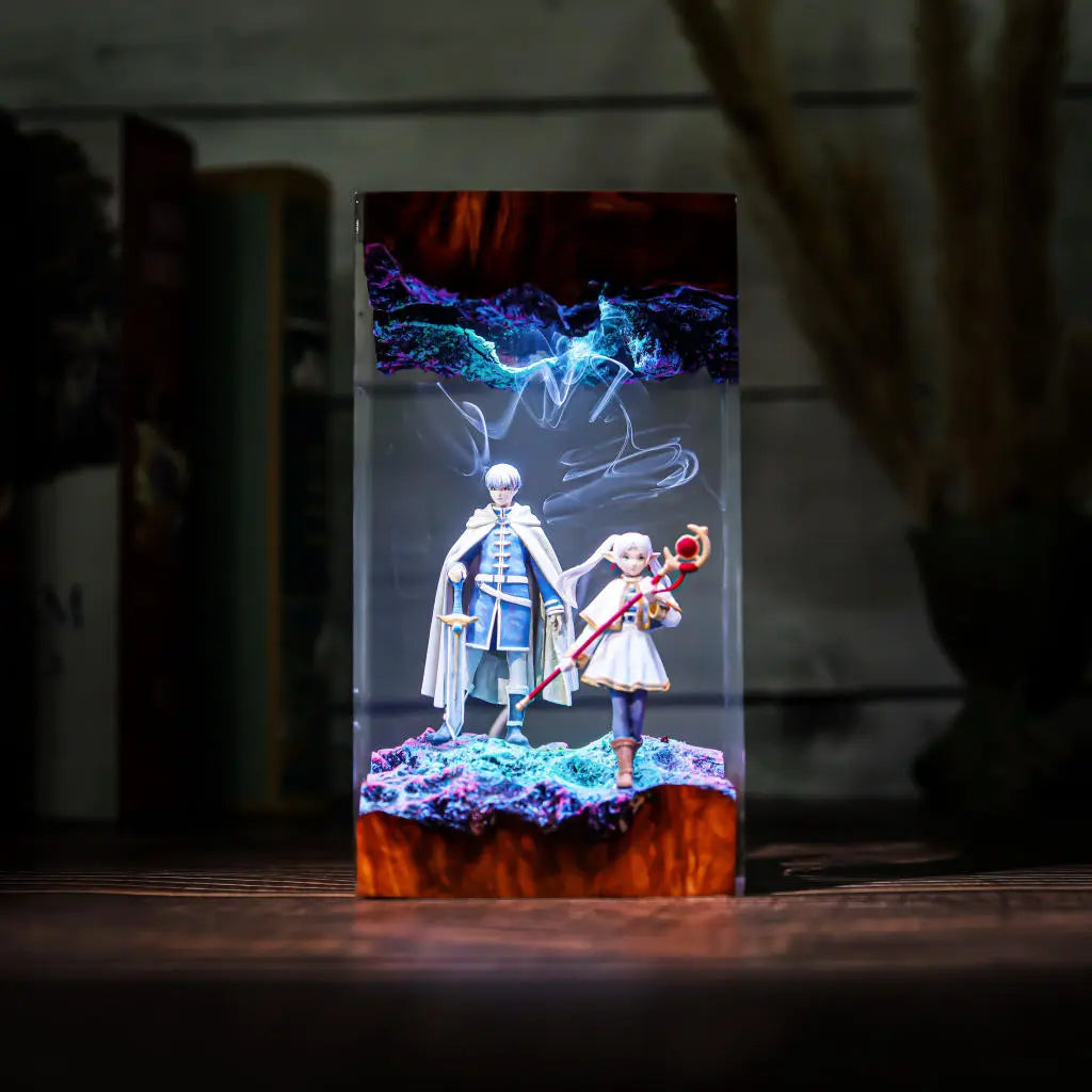 Beyond Journey's End Resin Lamp