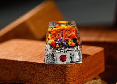PURPLE YELLOW-TAIL KYUUBI- ARTISAN KEYCAP