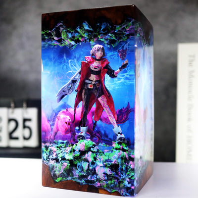 Vex Dark Siren Borderlands 4 Resin Lamp