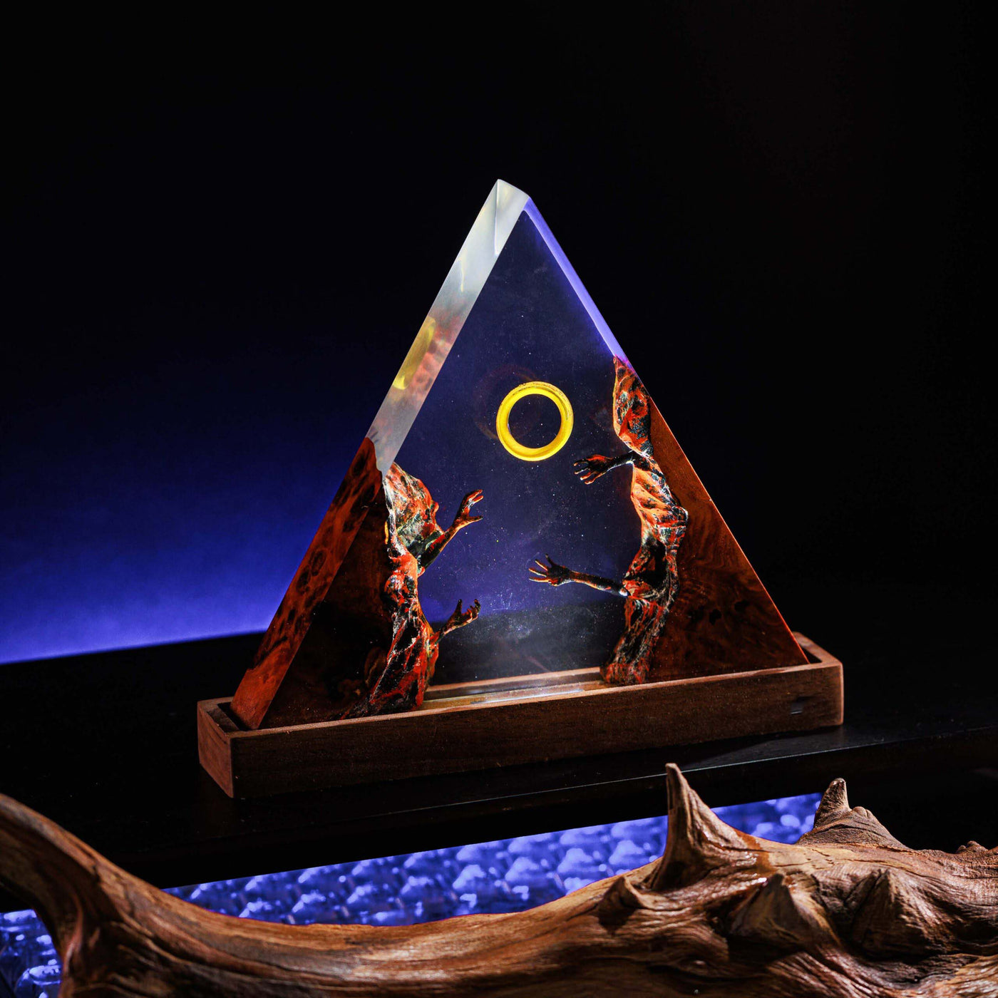 Power Ring Resin Diorama Lamp