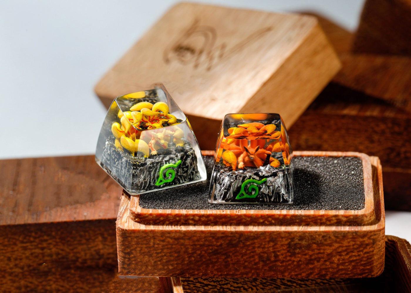 YELLOW KYUUBI NARUTO – ARTISAN KEYCAP