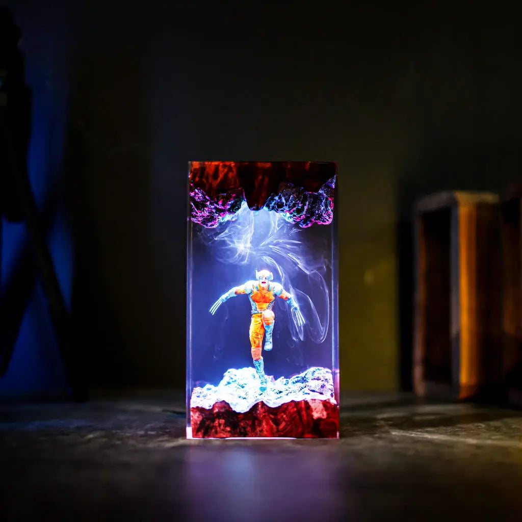 Wolverine X-Men Marvel Resin Lamp
