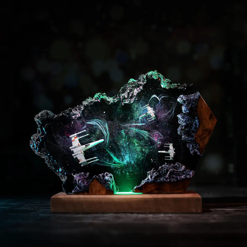 Star Wars X-wing Starfighter Resin Lamp