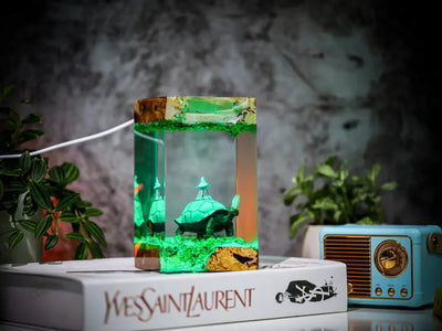 Ranni & Pope Turtle Elden Ring Resin Lamp