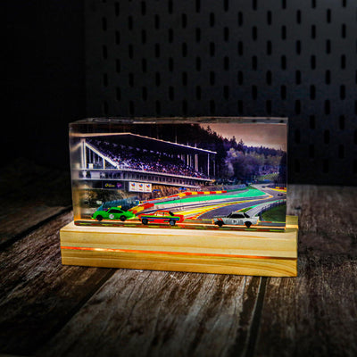 Car Racing Diorama Night Lamp