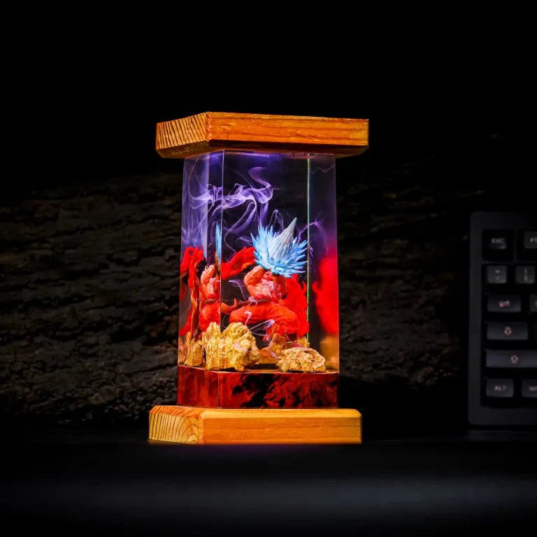 Goku Kamehameha Dragon Ball Resin Lamp