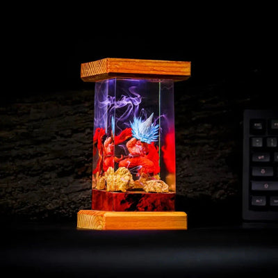 Goku Kamehameha Dragon Ball Resin Lamp