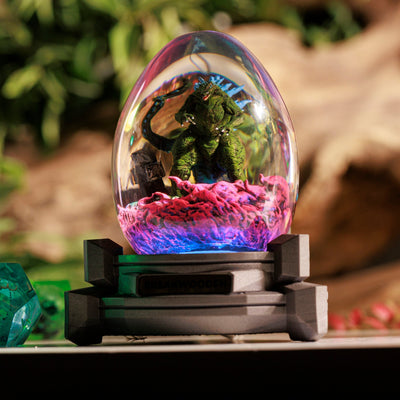 Gozilla Monster Resin Lamp Egg