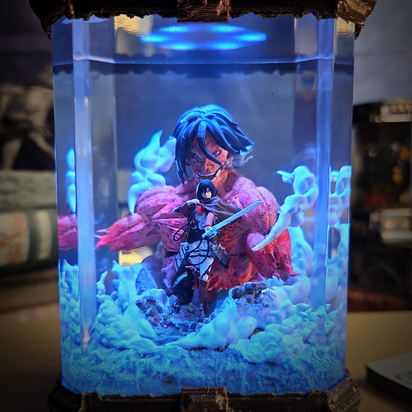 Eren Attack Titan AOT Resin Lamp