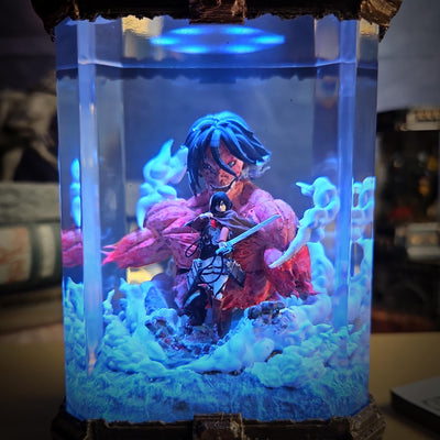 Eren Attack Titan AOT Resin Lamp