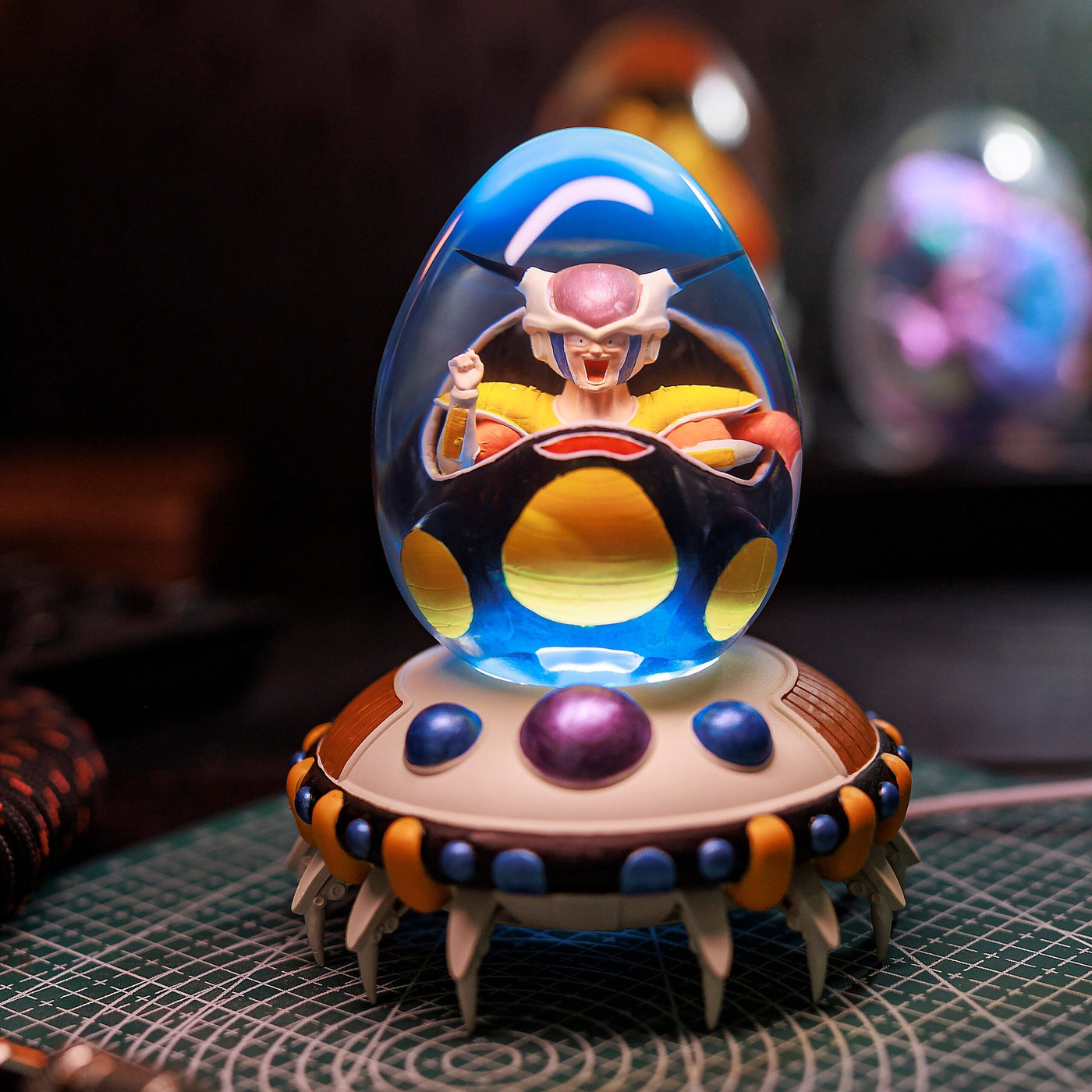 Frieza Epoxy Resin Lamp Egg