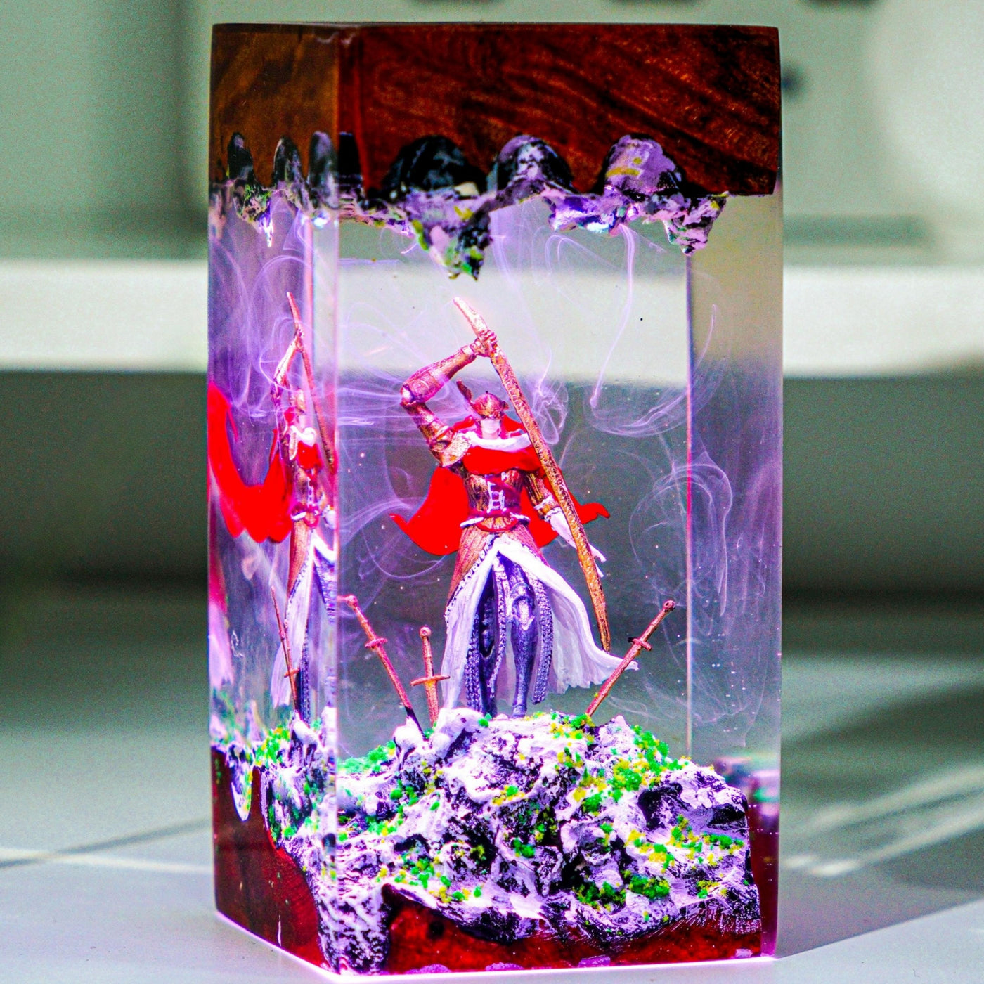 Malenia Blade of Miquella Elden Ring Resin Lamp