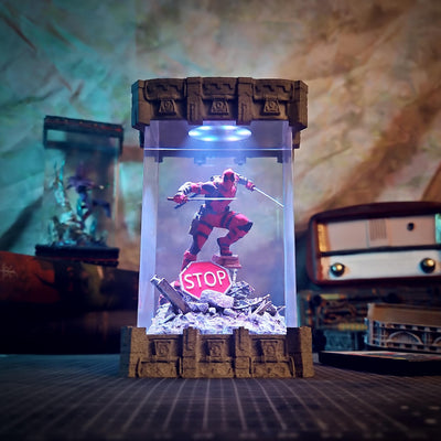Deadpool Resin Lamp