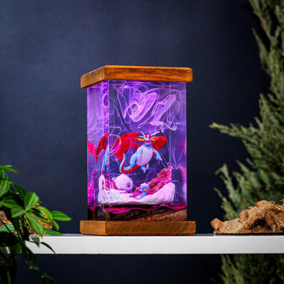 Salamence Pokemon Resin Lamp