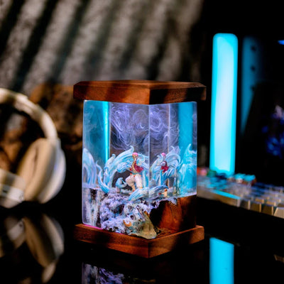 Akaza Demon Slayer Resin Lamp