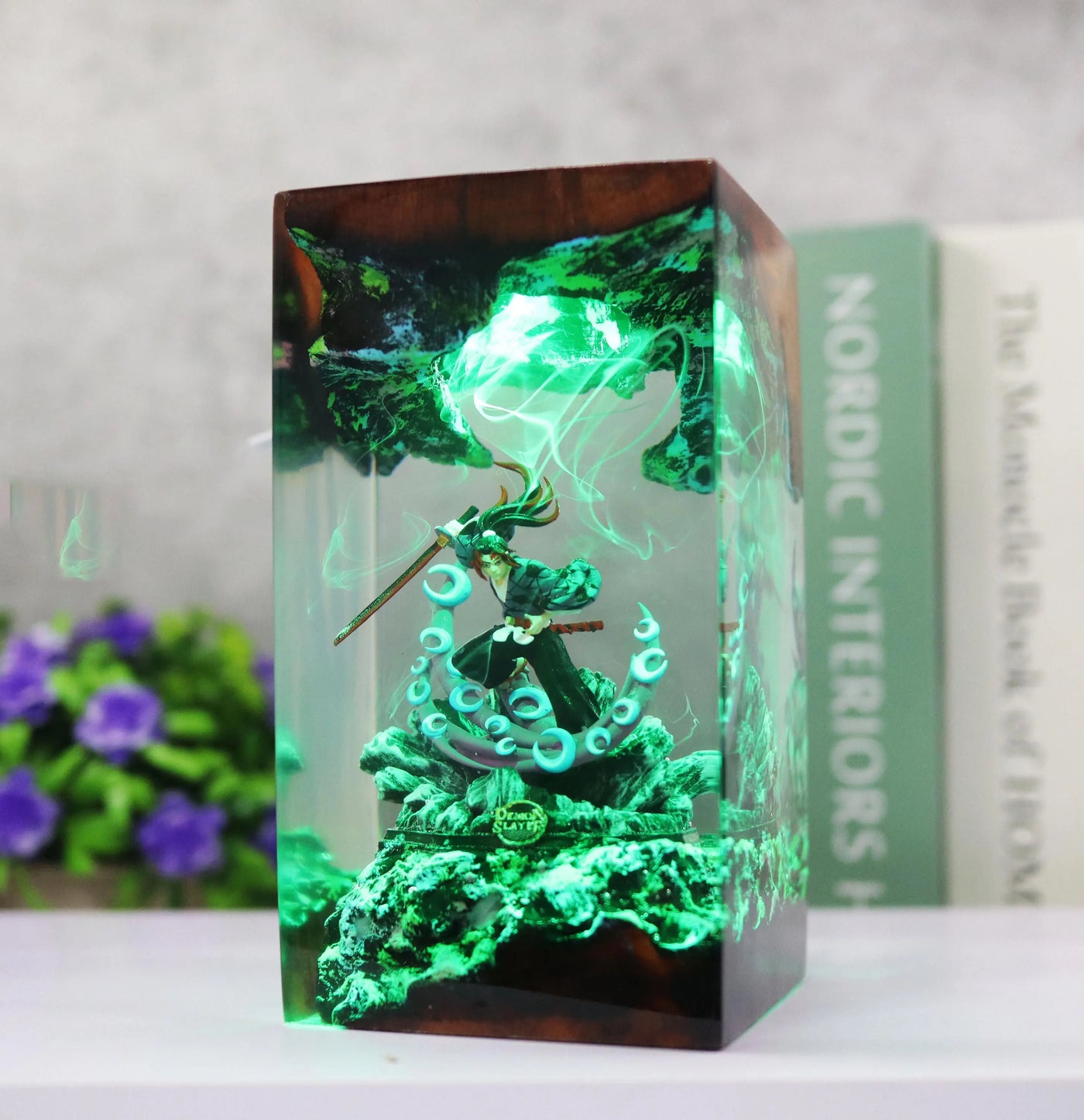 Kokushibo Demon Slayer Resin Lamp