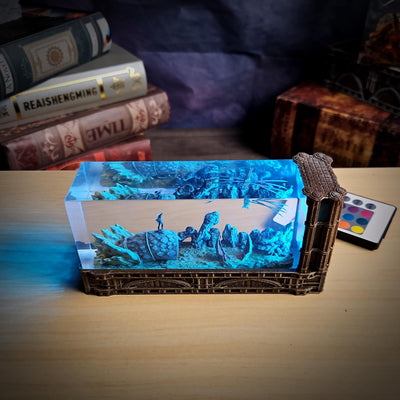 Paul Atreides Sandworm Dune Resin Lamp