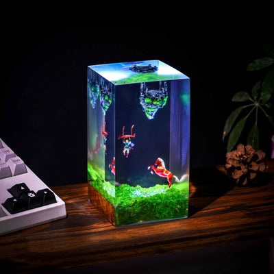 TOTK's Sky Islands in The Legend of Zelda Epoxy Lamp Ver 2