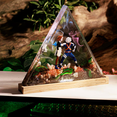 Kakashi vs Rin Naruto Resin Lamp