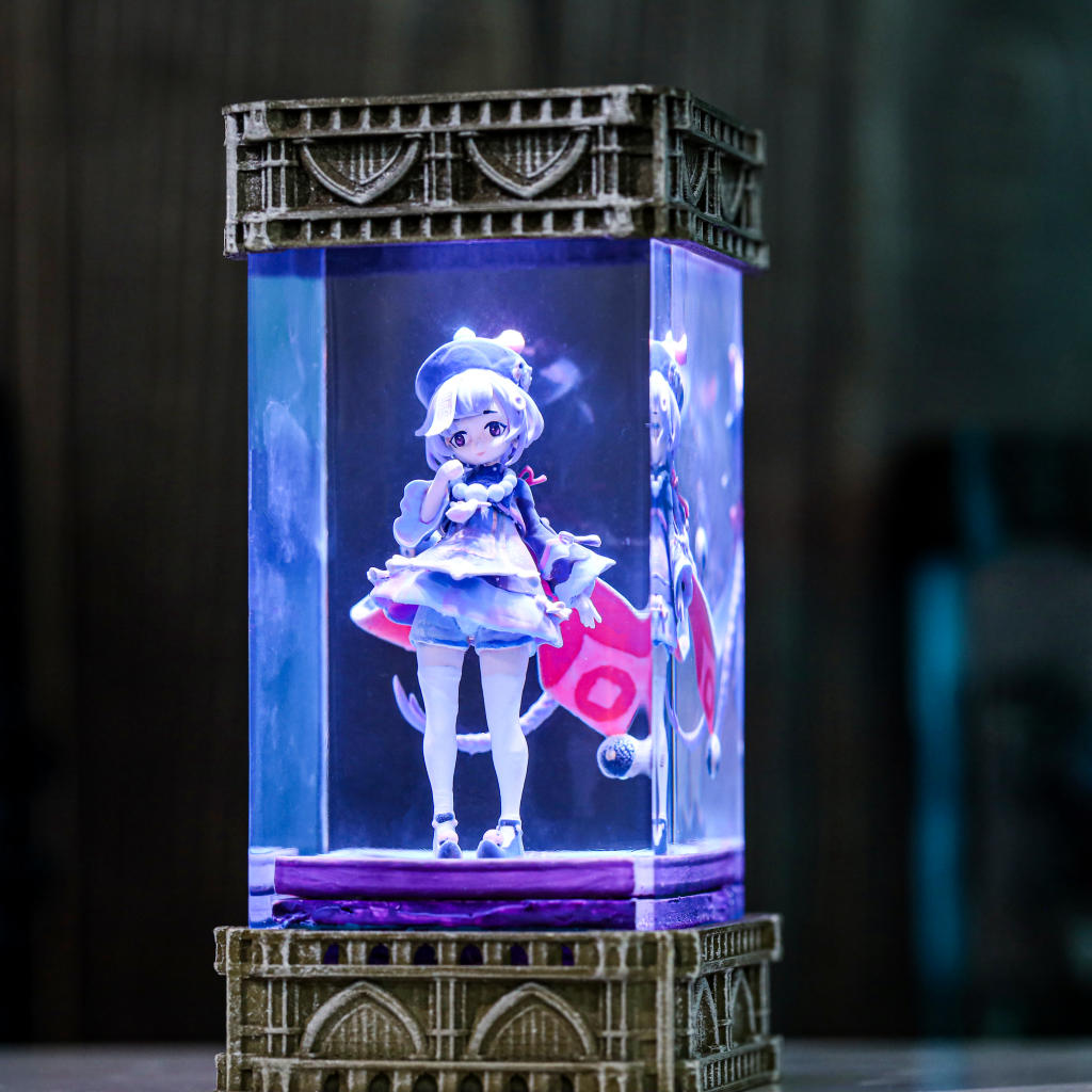 Qiqi Genshin Impact Epoxy Night Lamp