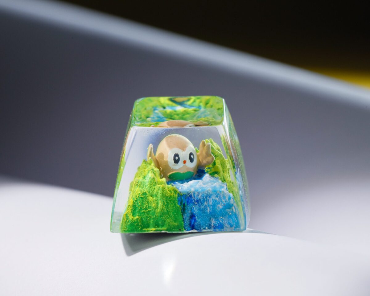 ROWLET POKEMON – ARTISAN KEYCAPS