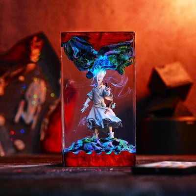 Senku Ishigami Dr. Stone Resin Lamp