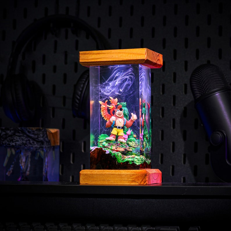 Banjo-Kazooie Pokemon Epoxy Lamp