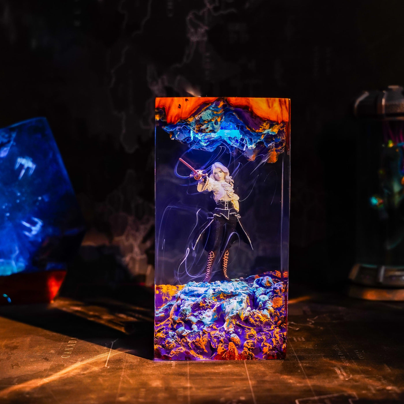 Maelle Real Clair Obscur: Expédition 33 Resin Lamp