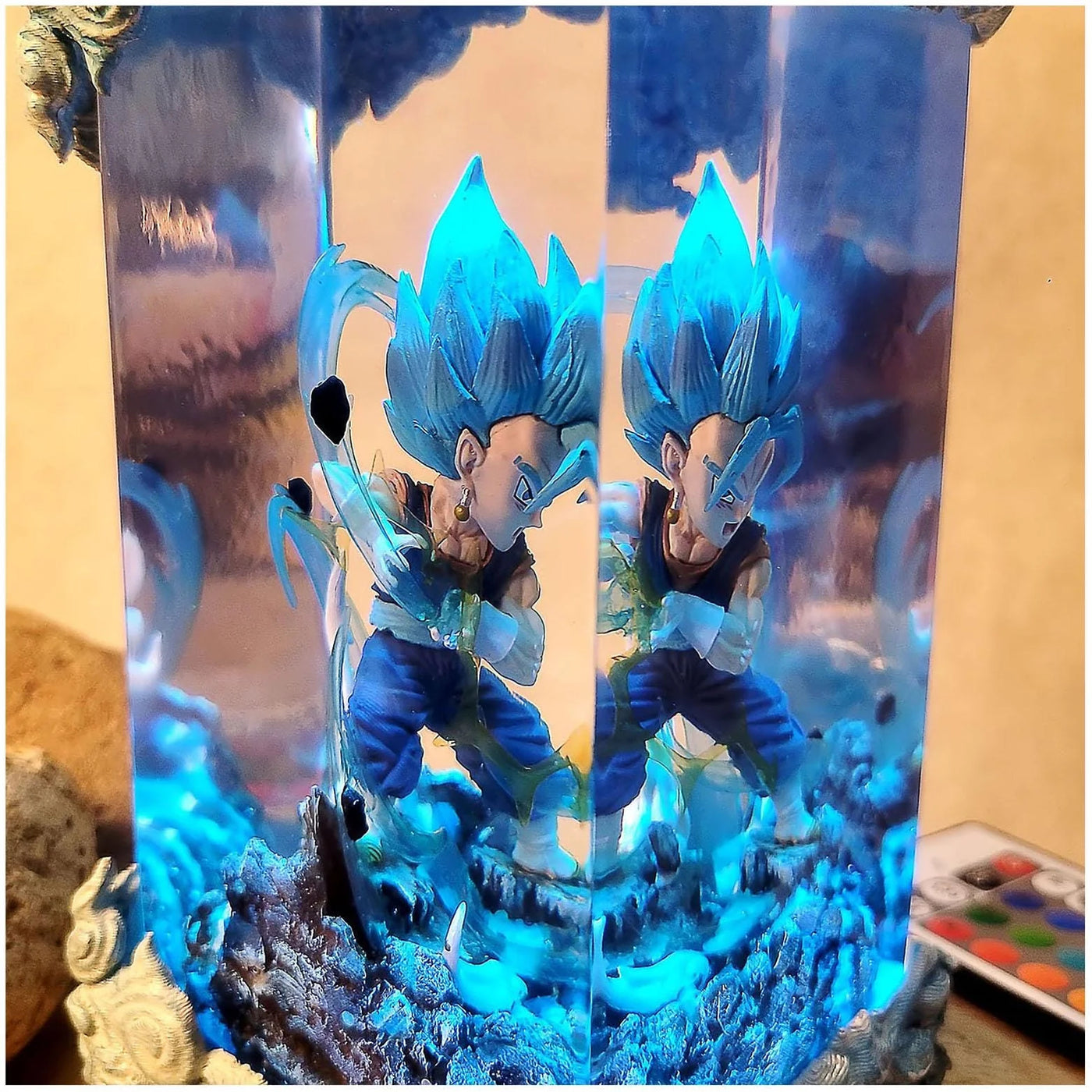 Dragon Ball Gogeta Chibi Resin Lamp