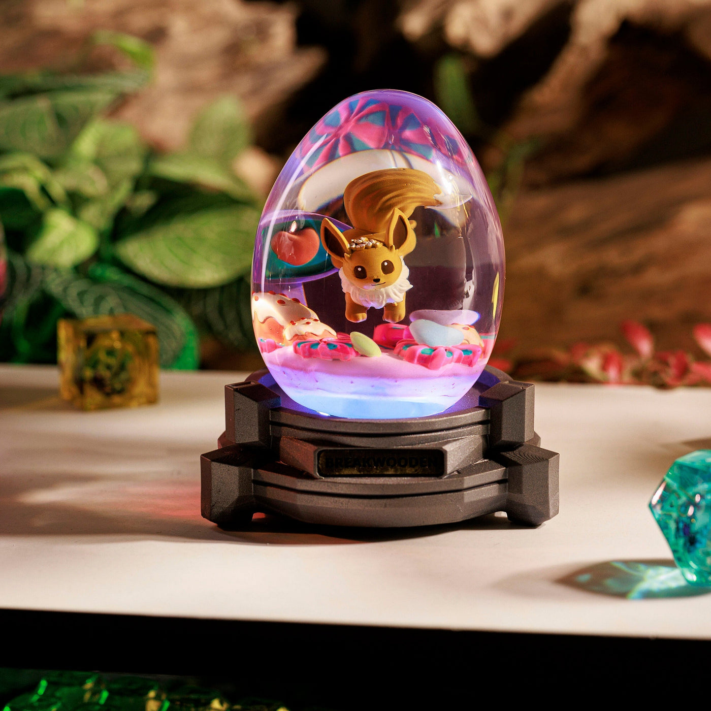 Adorable Eevee Resin Lamp Egg