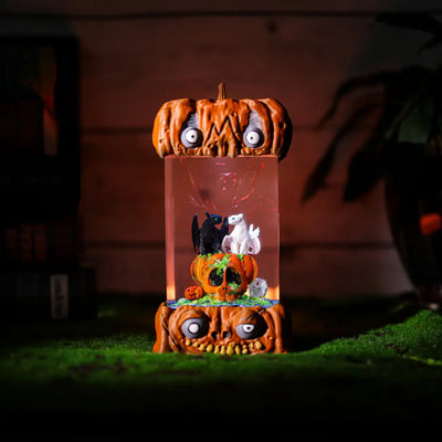 Toothless and Light Fury Halloween Resin Lamp