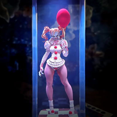 Pennywise Girl Horror Resin Lamp