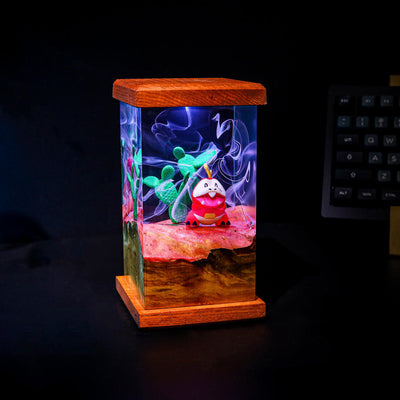 Fuecoco Pokémon Resin Lamp