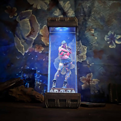 Jason Girl Horror Resin Lamp