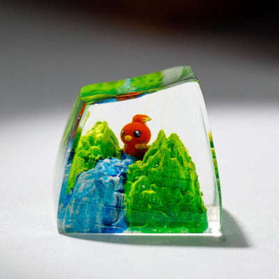 Pokemon - Torchic Artisan Keycap  3