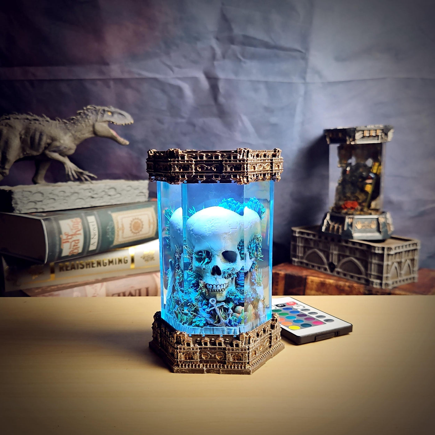 Skull Resin Lamp