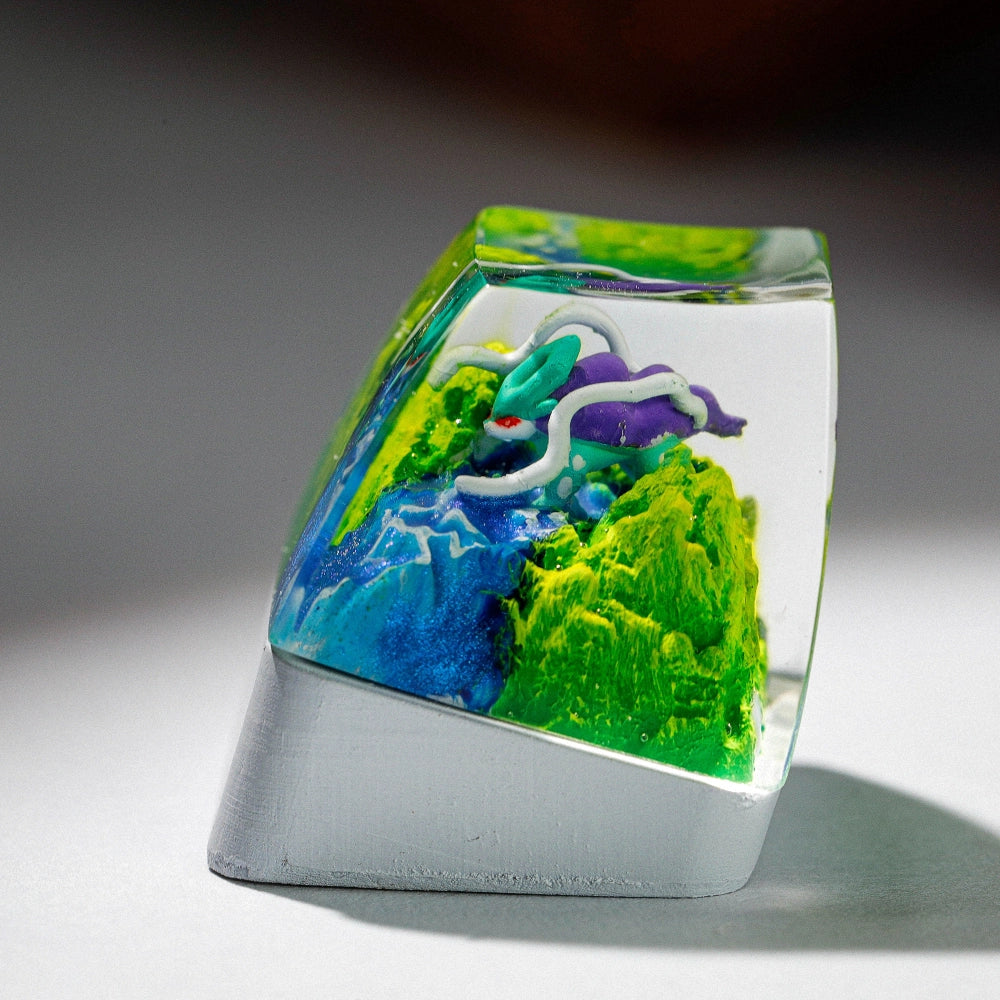 Pokemon - Suicune Artisan Keycap  6