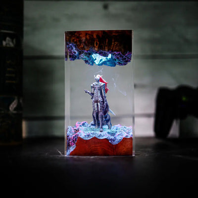 Solo Leveling Igris the Bloodred Resin Lamp