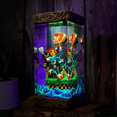 Team Sonic Resin Lamp