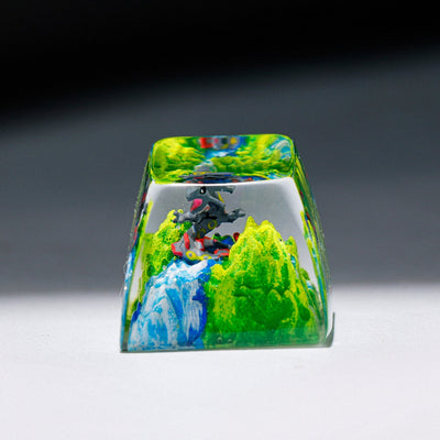 Pokemon - Shiny Rayquaza Artisan Keycap