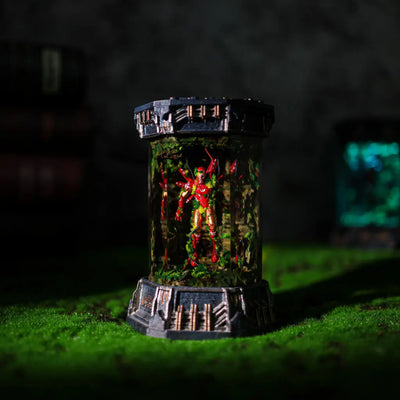 Rusted Iron Man Chamber Resin Lamp