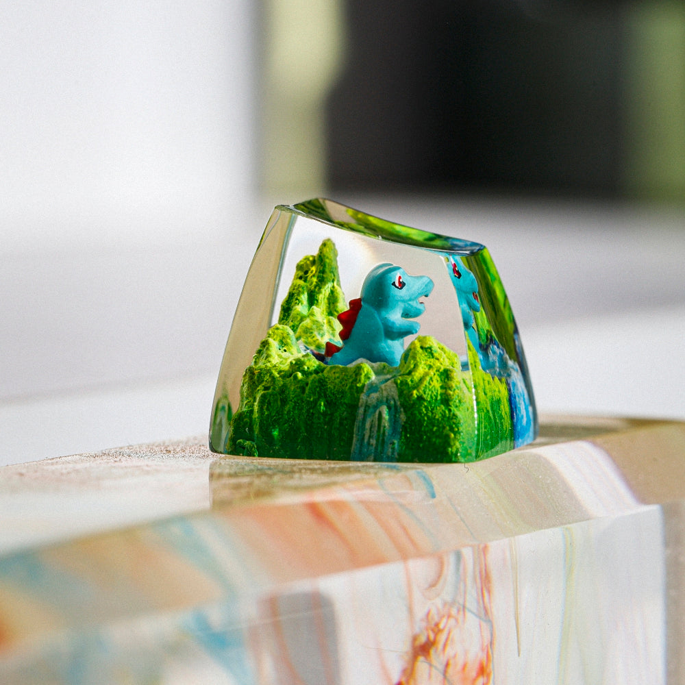 Pokemon - Totodile Artisan Keycap