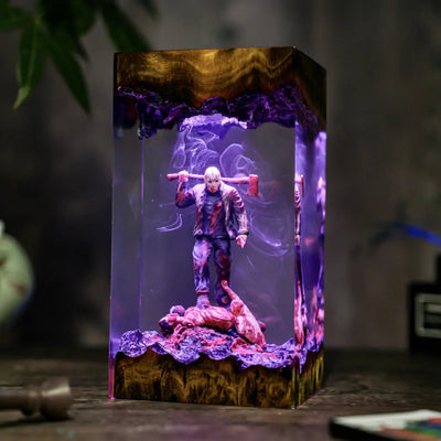 Jason Voorhees Friday the 13th Halloween Resin Lamp