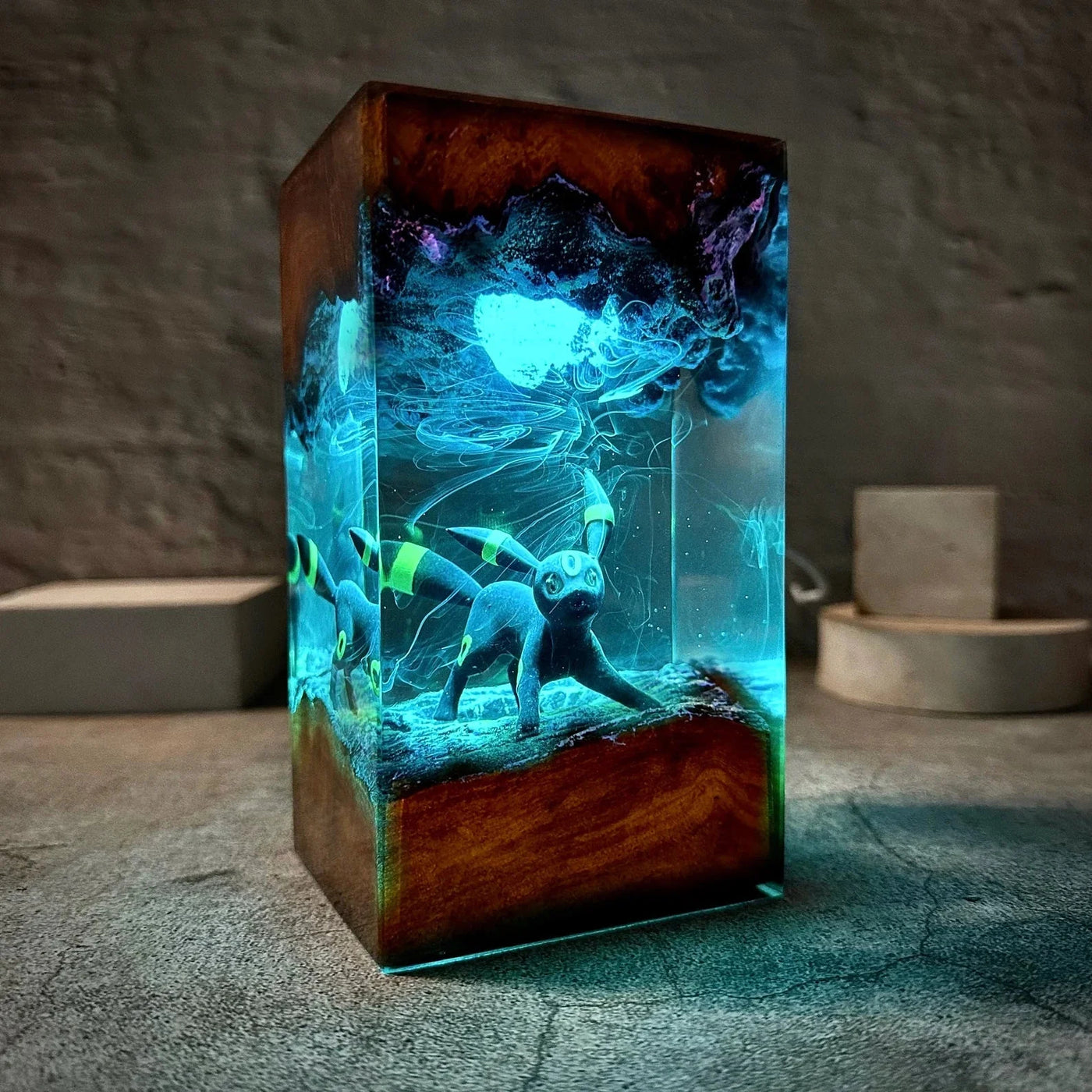 Umbreon Moonlight Pokémon Resin Lamp