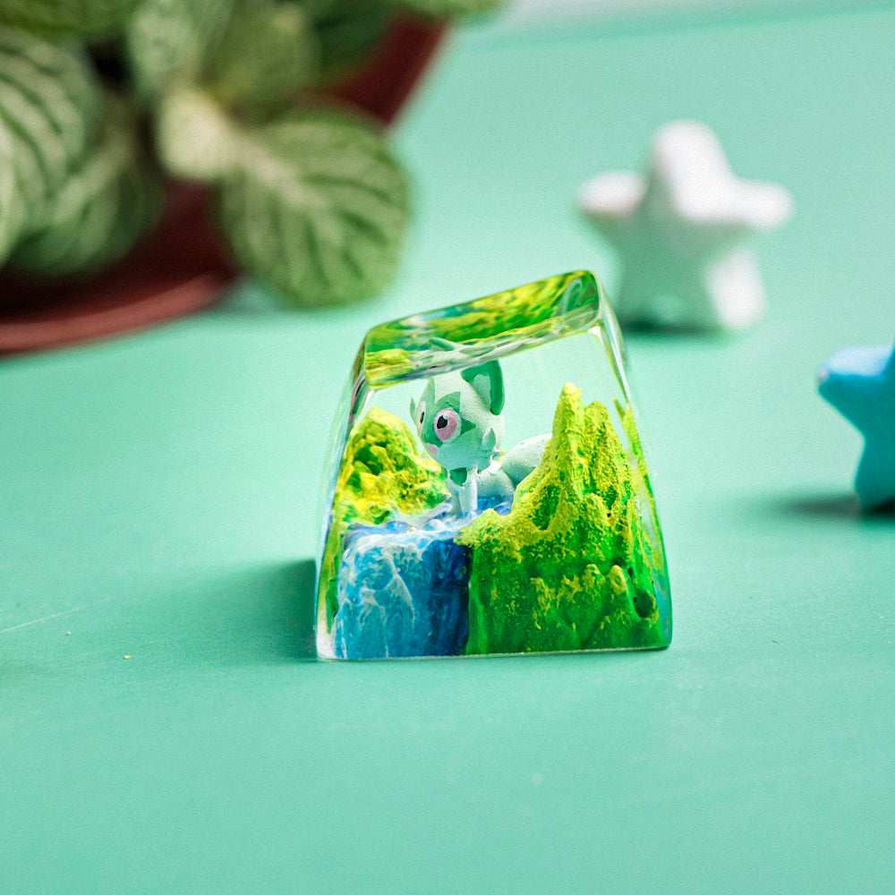 Pokemon - Sprigatito Artisan Keycap  3