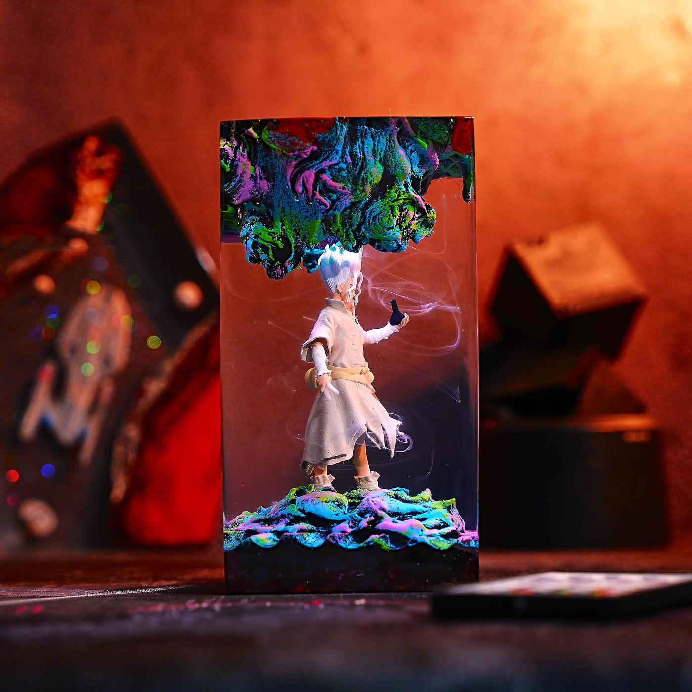 Senku Ishigami Dr. Stone Resin Lamp